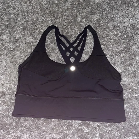 Black Lululemon Sports bra - Picture 2 of 3